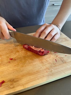 tranches de bœuf