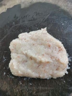 dann, nachdem die Garnelen glatt sind