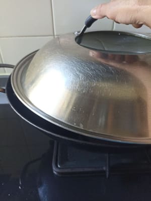 Tutup masak air sampai mendidih