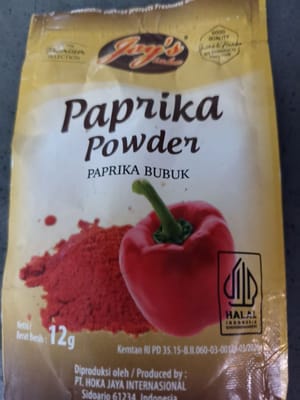 /2 tsp paprika powder atau chilli powder 