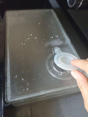 加入足夠的水蒸