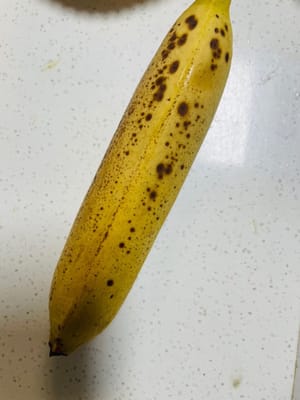 Mari membuat pure pisang: Pilih pisang yang berbintik-bintik (pisang ini sangat manis), dan haluskan menjadi pure; jika menggunakan pisang biasa, tambahkan sedikit gula untuk menyesuaikan rasa manisnya, jika tidak, rasanya tidak akan cukup manis dan tidak akan terasa nikmat~