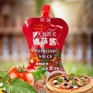 4 sendok makan saus pizza