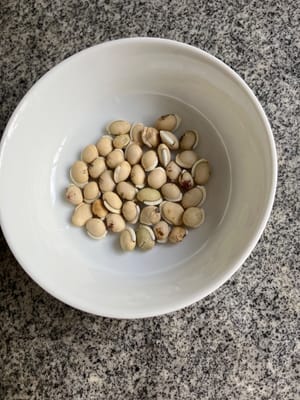 Frijol jacinto blanco