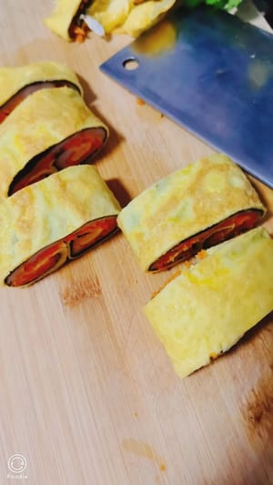 After steaming, cut into pieces, arrange on a plate, and it's ready to eat.