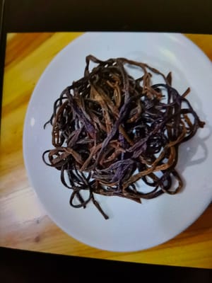 泡好的蕨菜100克