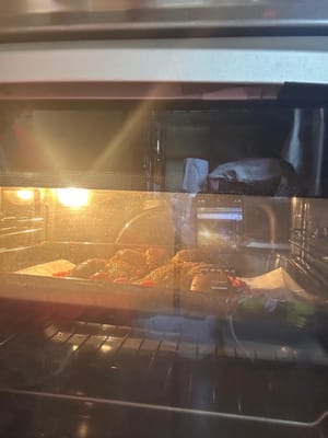 210°C에서 15분 더 구워주세요.