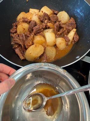 Écumer l'huile en surface