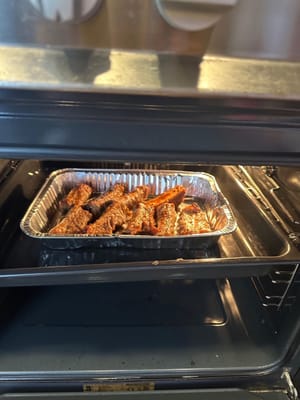 After that,  flip sides and continue to bake for another 15 minutes