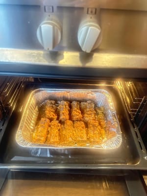 Then, let bake for 20 minutes on one side