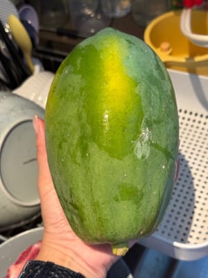 Una papaya