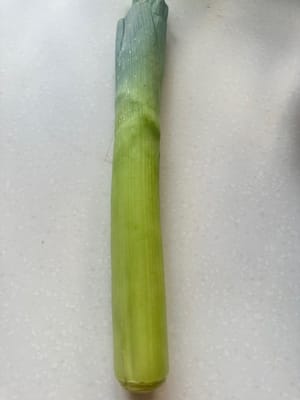One-third of a green onion. Green onions can be replaced with carrots.