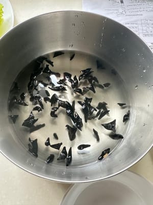 Soak the fungus for 20 minutes
