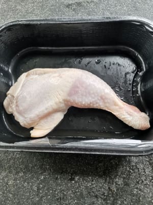 muslos de pollo