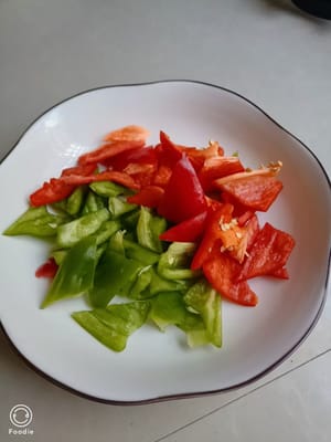 15g green and red peppers