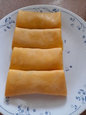 Faites ceci jusqu'à ce que la pâte soit terminée