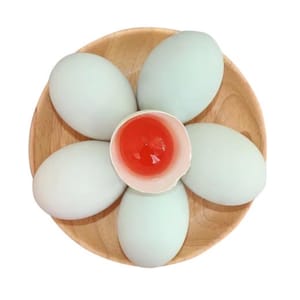 8 huevos de pato crudos y salados