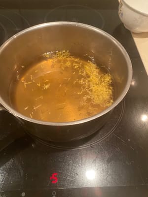 加入檸檬皮