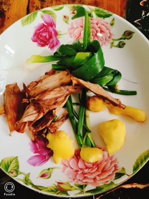 Gunakan jahe dan tauge secukupnya.