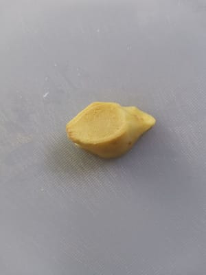 articulación del dedo de jengibre