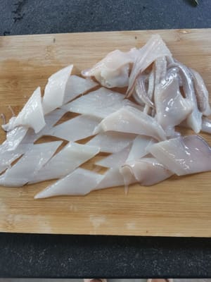 その後、好みに応じてカットします
