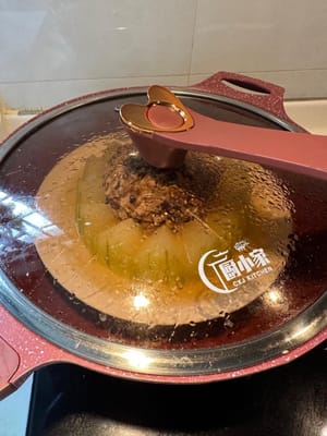 นึ่งต่ออีก 15 นาทีด้วยไฟปานกลาง