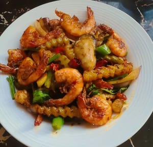 Remove from the pan, plate, and enjoy!