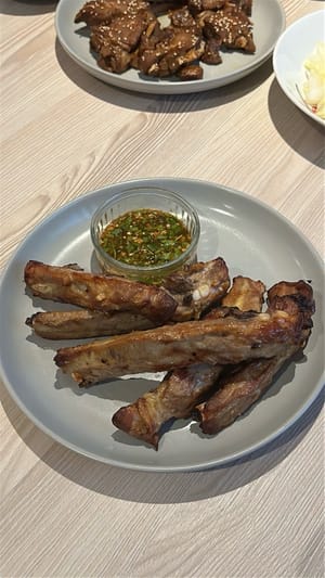 côtes de porc grillées à la citronnelle vietnamienne