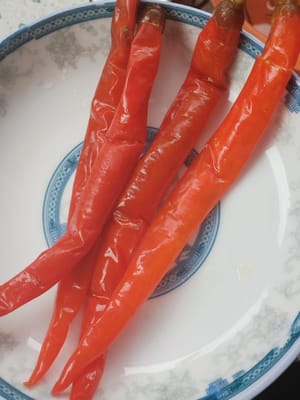 酸辣椒150克