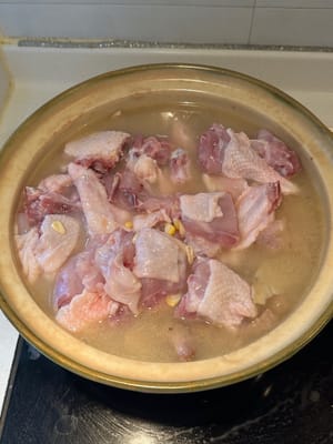 quindi aggiungere il pollo e lasciare cuocere per altri 20 minuti