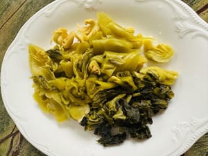 酸菜切片