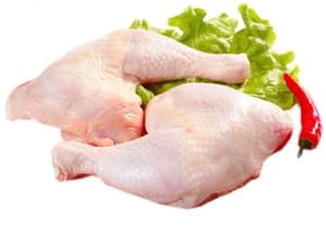 Dos muslos de pollo pistola