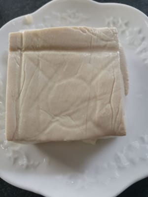 white tofu box