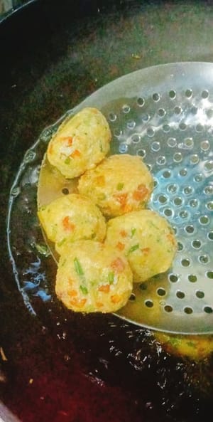 3~4分鐘後撈出鍋