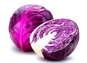 보라색 양배추 (필요에 따라)