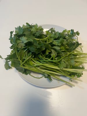 2 bouquets de coriandre