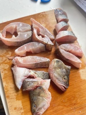 Taglio del pesce parte 2.