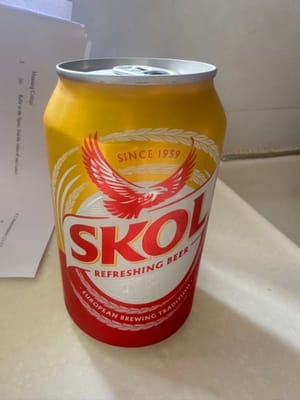 una lattina di birra