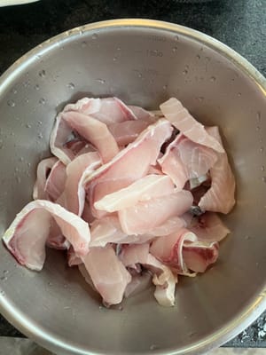 魚片洗乾淨