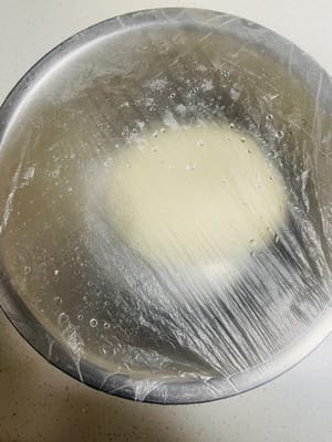 Aggiungere 300 g di farina e 50 g di amido di mais, mescolare bene, versare l'acqua di lievito preparata e impastare fino a ottenere un impasto liscio. Questa combinazione di impasto semi-fermentato e amido di mais garantisce che, anche se i panini si raffreddano e vengono riscaldati, la crosta rimarrà morbida e non dura come una pietra.

Lasciate lievitare l'impasto in un luogo caldo a circa 30 °C fino al raddoppio del volume. In inverno, potete mettere l'impasto in forno con una ciotola di acqua calda accanto, oppure posizionarlo direttamente accanto a un termosifone; assicuratevi solo che non congeli.