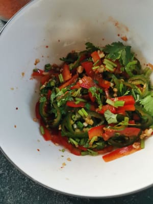 then stir until the spices are evenly mixed
