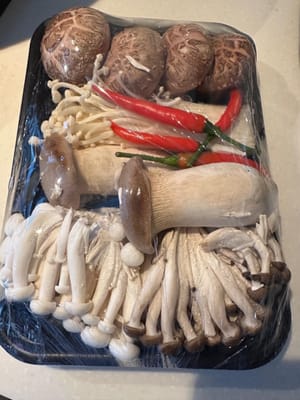 Champiñones variados