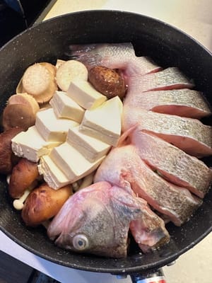 Seguido del pescado y el tofu.