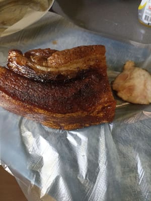 冷却后，根据你的口味将肉切成块。