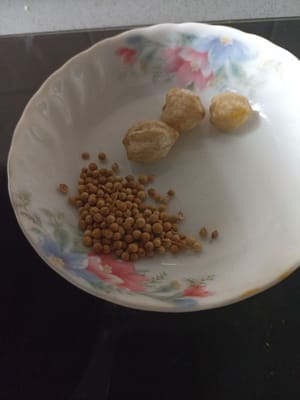 香菜籽和3顆石栗