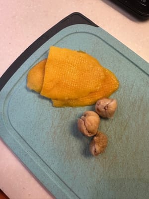 Setelah sekitar 20 menit, tiriskan airnya.