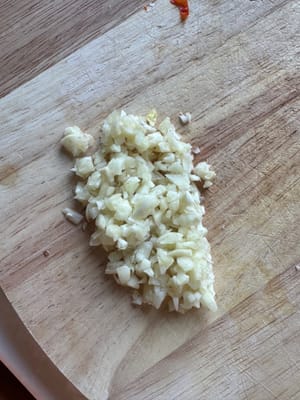 aglio tritato