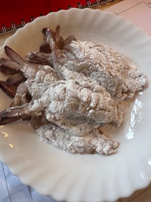 และเคลือบกุ้งเป็นครั้งสุดท้าย