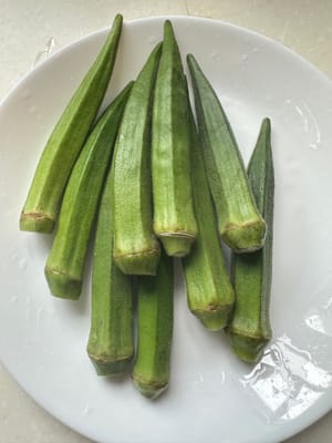 秋葵4~5条。
