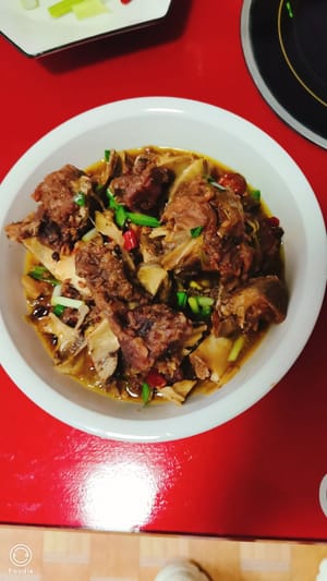 steak rebus, siap disajikan
